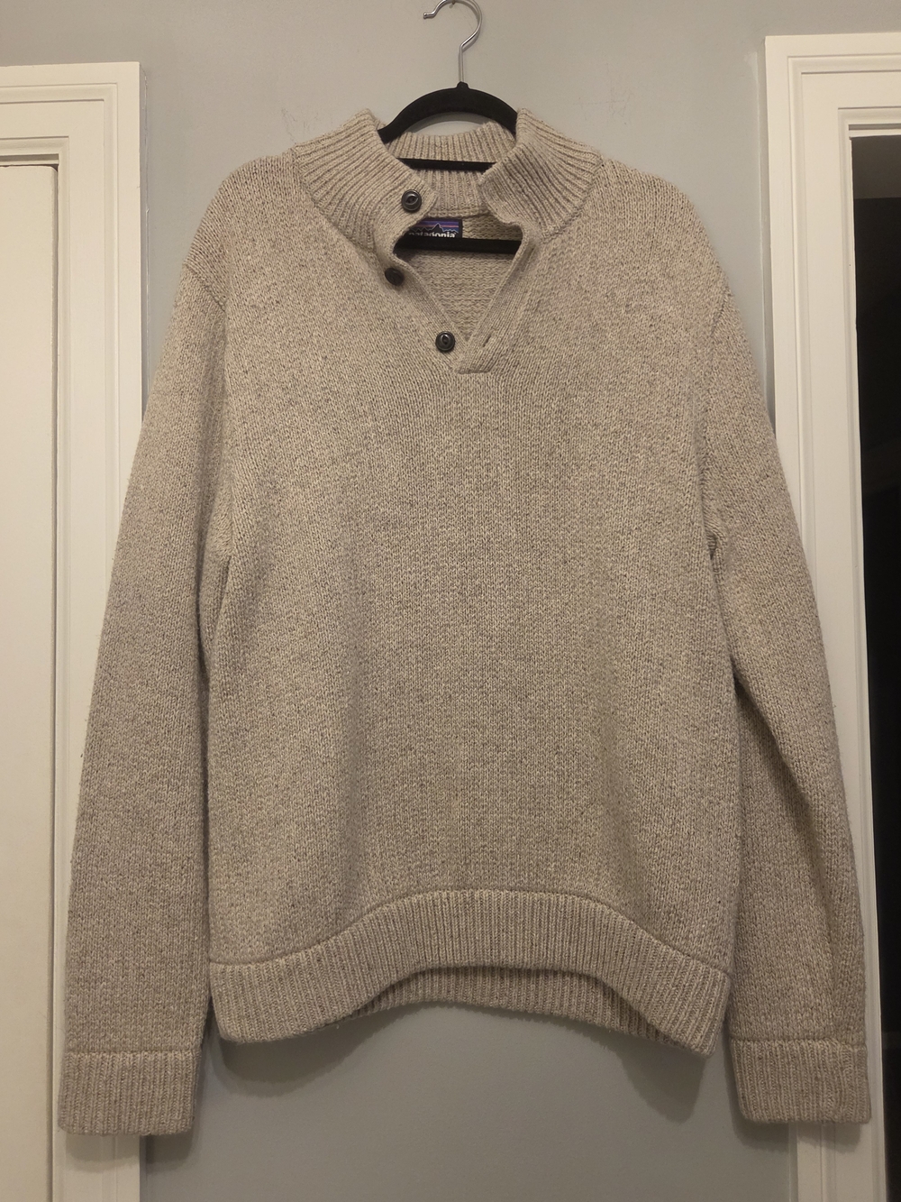Patagonia Beige Off Country Pullover Sweater